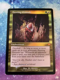 [1x] Hunting Grounds - Foil - Retro Frame - Near Mint, English - Dominaria Remas - Image 1