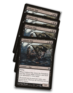 4x Cadaver Imp Rise of the Eldrazi Regular x4 - Playset MTG Magic - Near Mint - Image 1