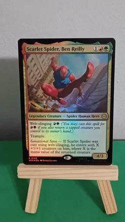 2025 Marvel's Magic The Gathering MTG R 0142 Scarlet Spider Ben Reilly Foil - Image 1