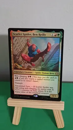 2025 Marvel's Magic The Gathering MTG R 0142 Scarlet Spider Ben Reilly Foil - Image 2