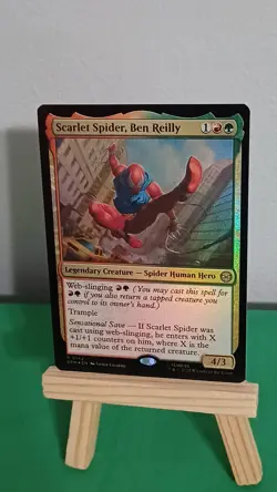 2025 Marvel's Magic The Gathering MTG R 0142 Scarlet Spider Ben Reilly Foil - Image 3