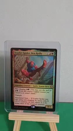 2025 Marvel's Magic The Gathering MTG R 0142 Scarlet Spider Ben Reilly Foil - Image 5