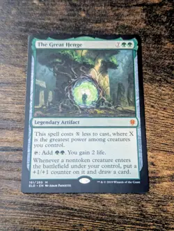 The Great Henge #161 Throne of Eldraine Mythic Rare Magic The Gathering MTG - Image 1