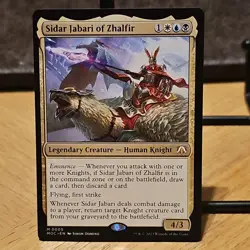 MTG Sidar Jabari of Zhalfir Commander: March of the Machine #5 Mythic Rare NM - Image 1