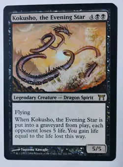 Kokusho, the Evening Star MTG, Champions of Kamigawa, LP - Image 1