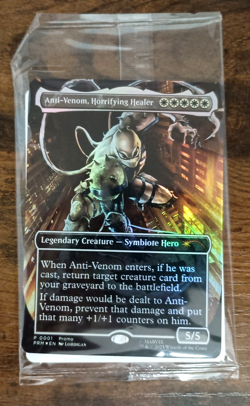 Magic The Gathering Anti-Venom Horrifying Healer Borderless Foil New Sealed #2 - Image 1