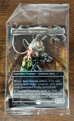 Magic The Gathering Anti-Venom Horrifying Healer Borderless Foil New Sealed #4 - Image 1