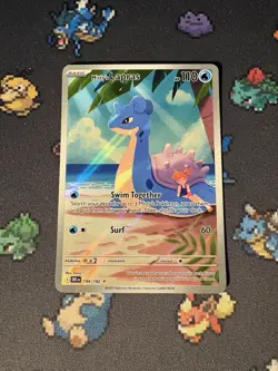 Pokemon Cards Misty’s Lapras 194/182 Illustration Rare Destined Rivals - (NM) - Image 1