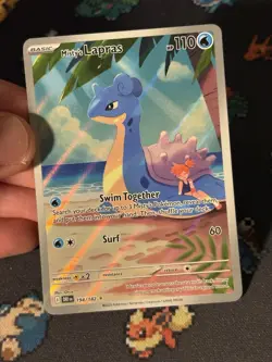 Pokemon Cards Misty’s Lapras 194/182 Illustration Rare Destined Rivals - (NM) - Image 2