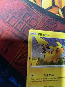 Pokemon Card Pikachu SWSH039 Holo Rare Black Star Promo Near Mint ⚡ - Image 2