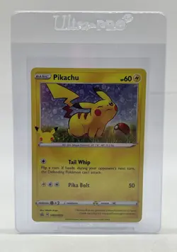 Pokemon TCG General Mills 25th Anniversary Pikachu #SWSH039 Black Star Promo - Image 3