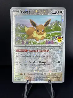 Prismatic Evolutions Eevee 2025 Pokemon Day Cosmos Promo 074/131 - Image 4