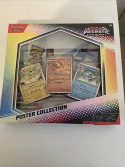 Pokemon TCG - Scarlet & Violet Prismatic Evolutions Poster Collection Box NEW - Image 1