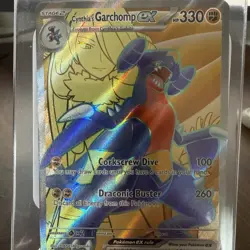 Cynthia’s Garchomp ex 204 Black Star Promo Full Art Pokemon: Destined Rivals NM - Image 2
