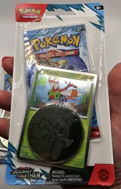 POKEMON TCG JOURNEY TOGETHER Checklane blisters ENGLISH promo Set Yama & Scraggy - Image 4