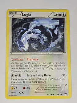 Lugia Cracked Ice Holo 078/124 XY Fates Collide Deck Exclusives - Modern Pokemon - Image 1