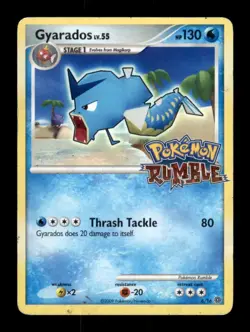 Gyarados - 6/16 - Pokemon Rumble - Holo Stamped - Pokemon TCG 2009 Vintage - Image 1