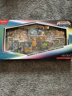 Pokemon TCG Lucario Ex Tyranitar Ex Prismatic Evolution Collection - Image 2