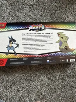 Pokemon TCG Lucario Ex Tyranitar Ex Prismatic Evolution Collection - Image 3