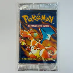Pokemon Booster Base Set Glurak/Charizard First Edition 1999 Deutsch/German - Image 1
