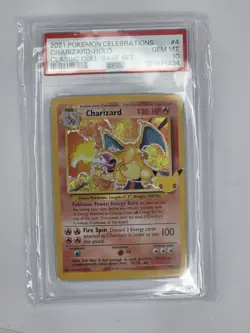 PSA 10 - GEM MINT Charizard - Pokemon Celebrations Classic Collection 4/102 - Image 1