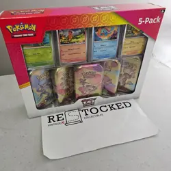 Pokemon TCG Scarlet And Violet 151 Mini Tins 5 Pack Costco Bundle - Image 2