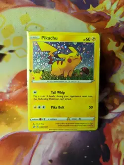 Pokemon 25th Ann. Stamped PIKACHU Holo Foil General Mills Promo NM Rare HTF - Image 1