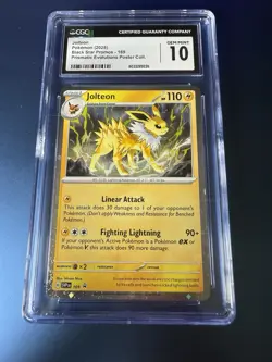 Jolteon black-star SVP 169 Prismatic Evolutions Pokemon CGC Gem Mint 10 - Image 1