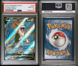 PSA 10 GEM MINT Boltund V 249/264 Fusion Strike FA Ultra Rare Holo Pokemon 2021 - Image 3
