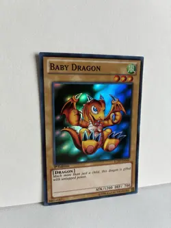 Baby Dragon Super Rare Holo Foil Mint Condition JCJW-EN006 YuGiOh TCG - Image 2