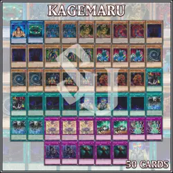 KAGEMARU DECK 50 | Raviel Uria Goblin King Hamon Aegis of Gaia D - Boyz YuGiOh - Image 1