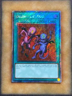Yugioh Delinquent Duo RA04-EN114 Platinum Secret Rare 1st Ed NM - Image 1