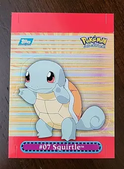 VLP! 2000 Topps TV Animation Pokemon Series 3 #03 Squirtle Pop-Up Card 10 Of 10 - Image 1