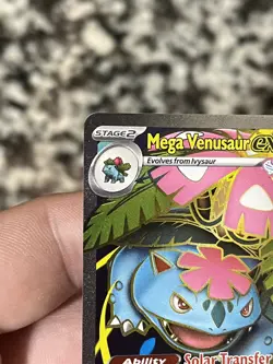 Mega Venusaur EX 155/132 Mega Evolution ENGLISH Pokemon TCG Card Ultra Rare - Image 4