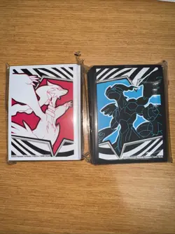 Black Bolt And White Flare Pokemon Card Sleeves. 65 Count Each. - Image 1