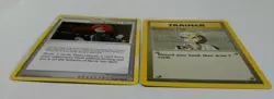Pokemon Trainer Card Lot- Professor Oak 88/102 & Team Galactic's Mars 126/132 NM - Image 2