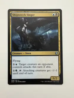 Shipwreck Singer MTG Magic the Gathering Card NM Near Mint CN2 - Image 1
