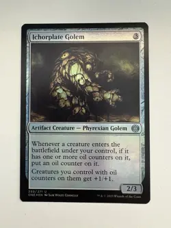 Ichorplate Golem Foil MTG Magic the Gathering Card NM Near Mint ONE - Image 1