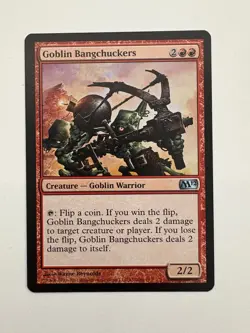 Goblin Bangchuckers MTG Magic the Gathering Card NM Near Mint M12 - Image 1