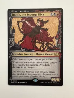 Judith the Scourge Diva Showcase MTG Magic the Gathering Card NM Near Mint MUL - Image 1