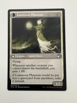 Lunarch Veteran / Luminous Phantom MTG Magic the Gathering Card NM Near Mint MID - Image 2