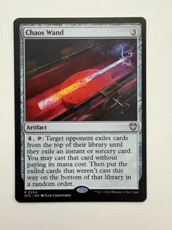 Chaos Wand MTG Magic the Gathering Card NM Near Mint OTC - Image 1