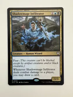 Shadowmage Infiltrator MTG Magic the Gathering Card NM Near Mint OTC - Image 1