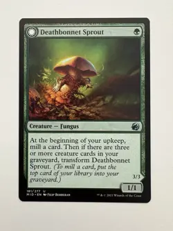 Deathbonnet Sprout / Hulk MTG Magic the Gathering Card NM Near Mint MID - Image 1