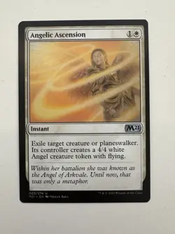 Angelic Ascension MTG Magic the Gathering Card NM Near Mint M21 - Image 1