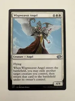 Wispweaver Angel MTG Magic the Gathering Card NM Near Mint J22 - Image 1