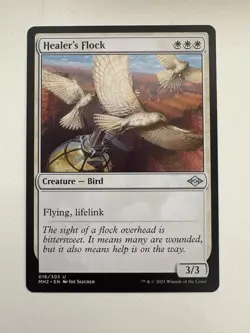 Healer’s Flock MTG Magic the Gathering Card NM Near Mint MH2 - Image 1