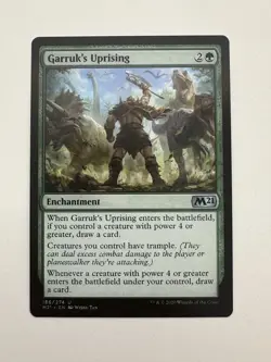 Garruk’s Uprising MTG Magic the Gathering Card NM Near Mint M21 - Image 1