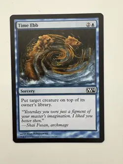 Time Ebb MTG Magic the Gathering Card NM Near Mint M14 - Image 1