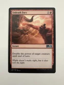 Unleash Fury MTG Magic the Gathering Card NM Near Mint M21 - Image 1